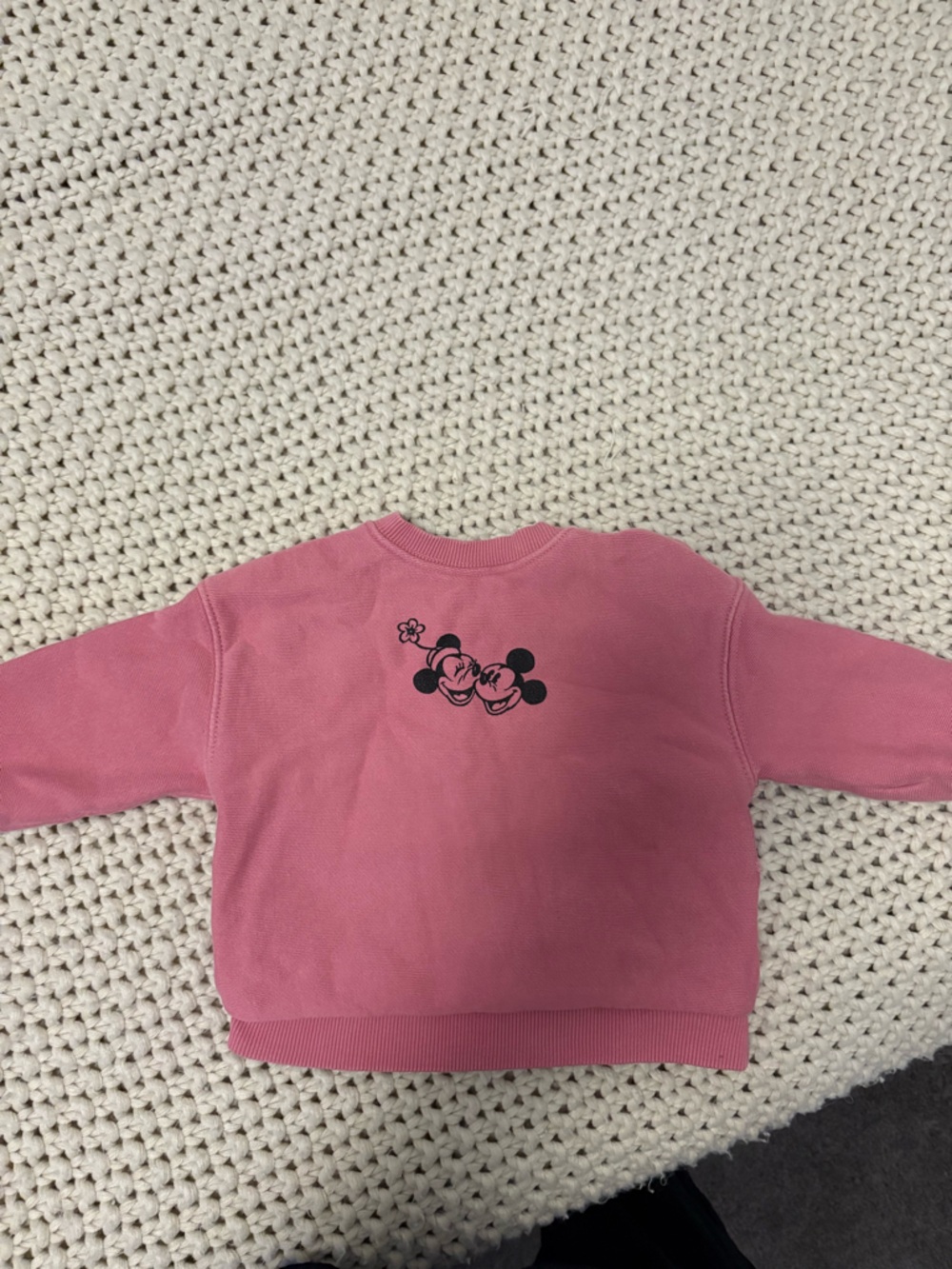 12-18 month Zara Minnie Mickey sweatshirt.